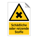 Schädliche oder reizende Stoffe
