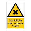 Schädliche oder reizende Stoffe