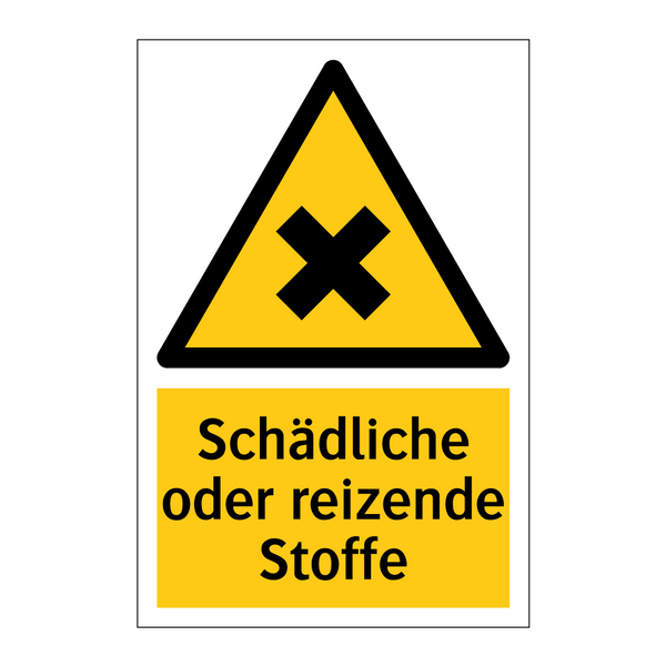 Schädliche oder reizende Stoffe