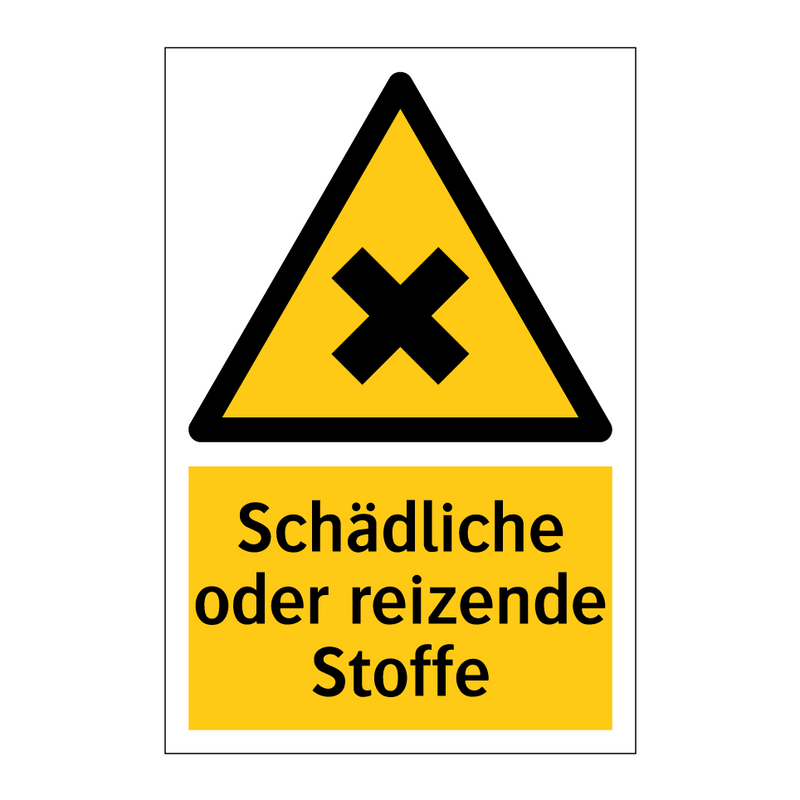 Schädliche oder reizende Stoffe