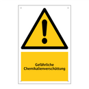 Gefährliche Chemikalienverschüttung