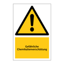 Gefährliche Chemikalienverschüttung