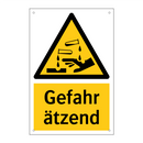 Gefahr ätzend