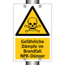 Gefährliche Dämpfe im Brandfall NPK-Dünger