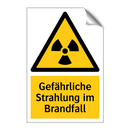 Gefährliche Strahlung im Brandfall