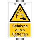 Gefahren durch Batterien