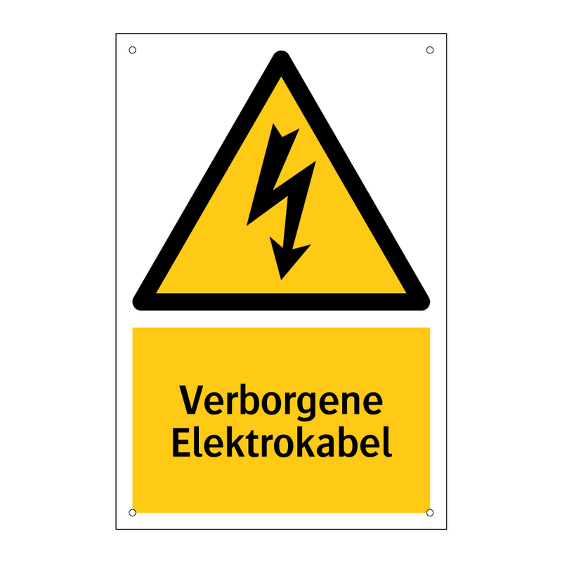 Verborgene Elektrokabel