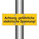 Achtung, gefährliche elektrische Spannung!