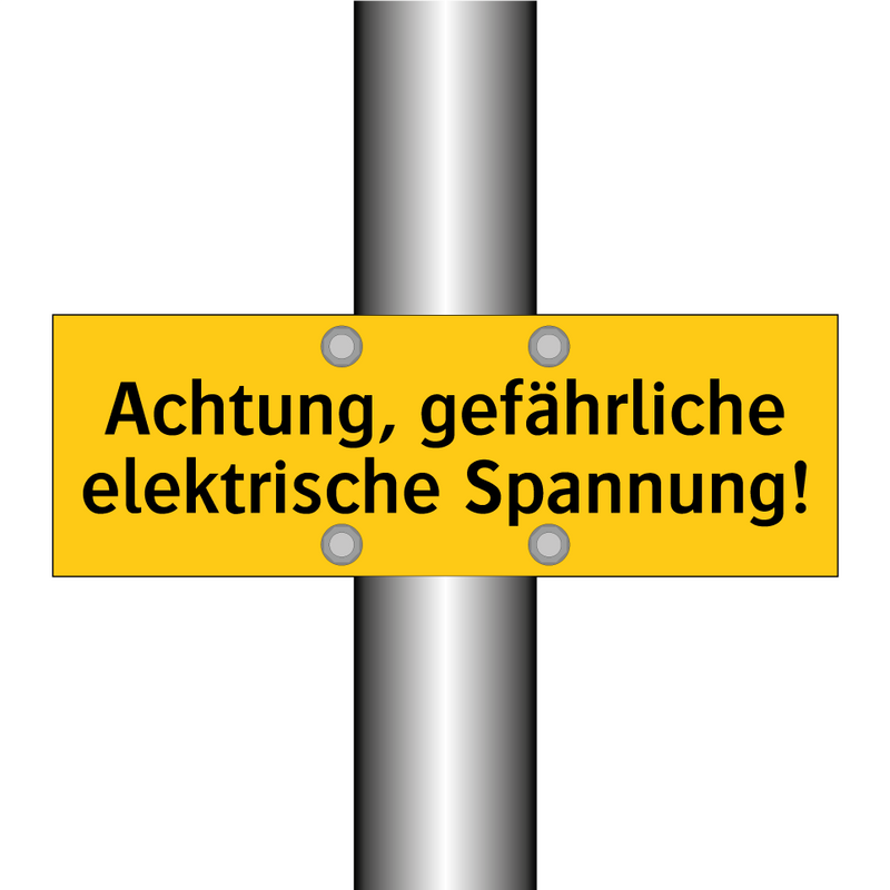 Achtung, gefährliche elektrische Spannung!