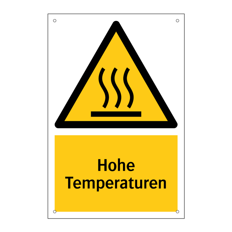 Hohe Temperaturen
