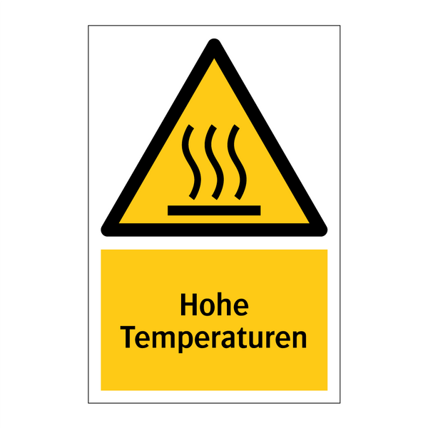 Hohe Temperaturen
