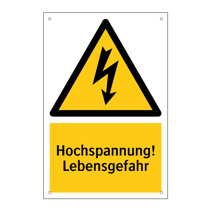 Hochspannung! Lebensgefahr