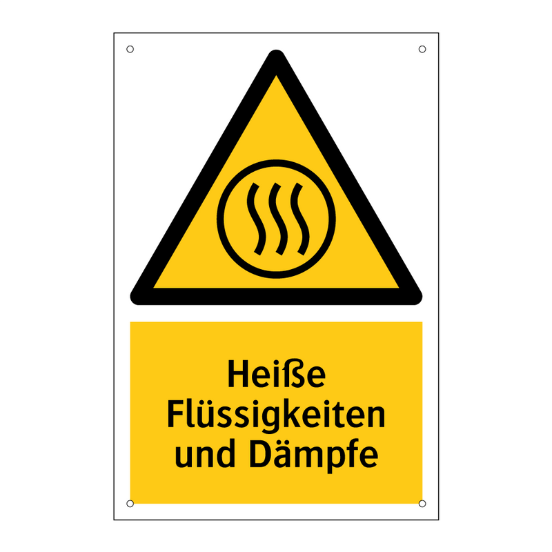 Heiße Flüssigkeiten und Dämpfe