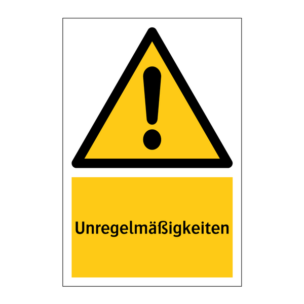 Unregelmäßigkeiten