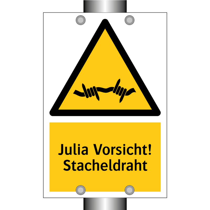 Julia Vorsicht! Stacheldraht