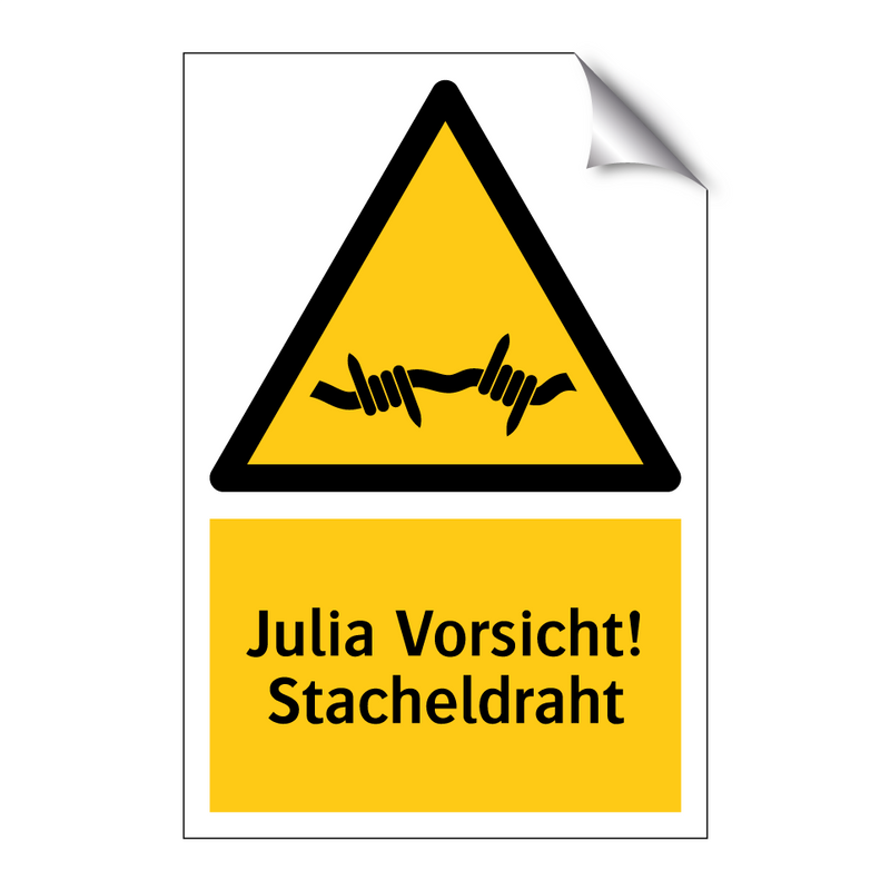 Julia Vorsicht! Stacheldraht