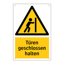 Türen geschlossen halten