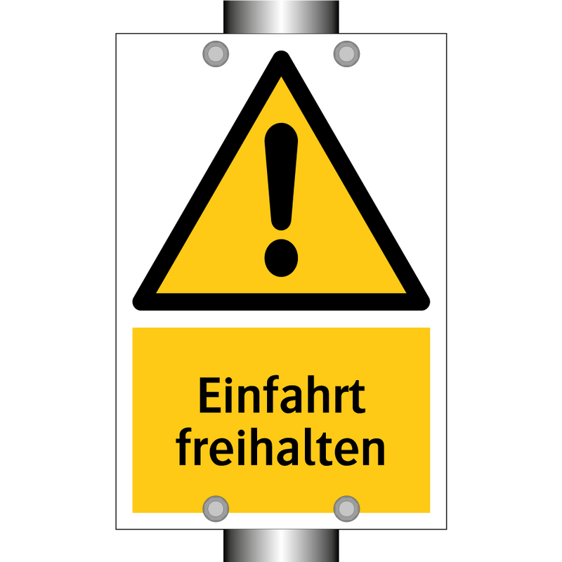 Einfahrt freihalten