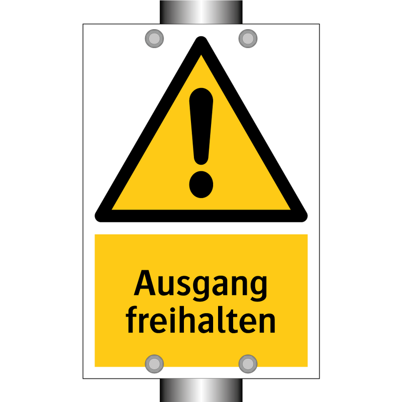 Ausgang freihalten