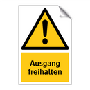 Ausgang freihalten