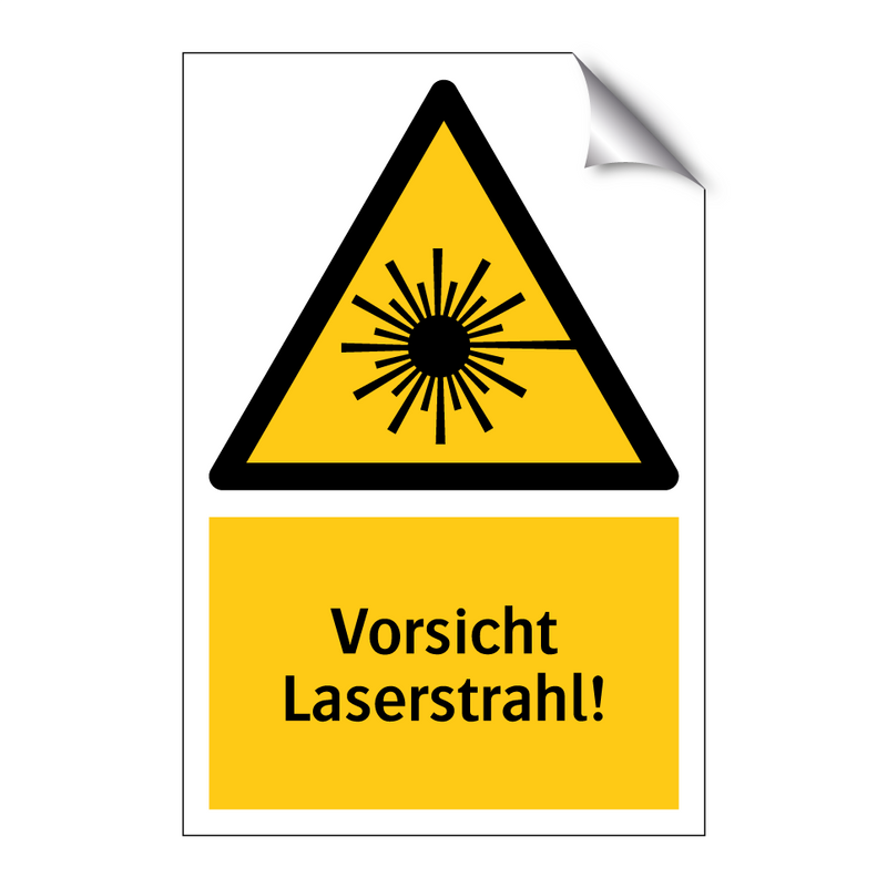 Vorsicht Laserstrahl!