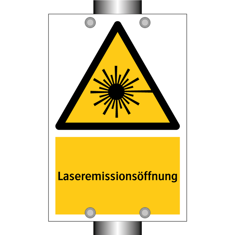 Laseremissionsöffnung