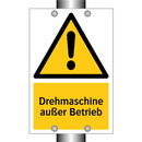 Drehmaschine außer Betrieb