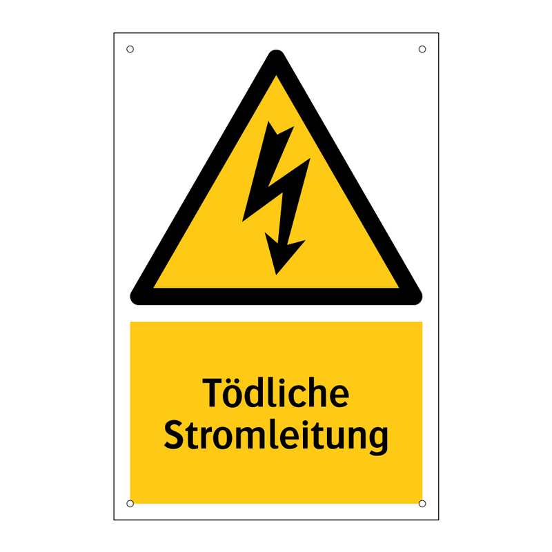 Tödliche Stromleitung