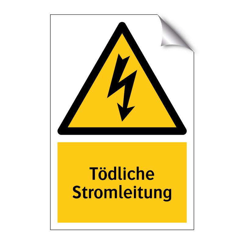 Tödliche Stromleitung