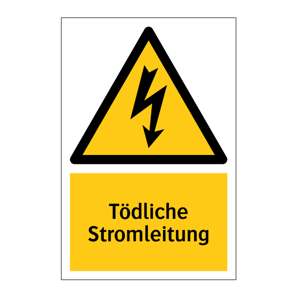 Tödliche Stromleitung