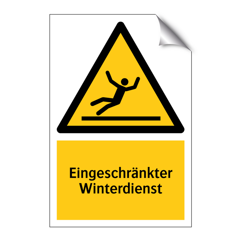Eingeschränkter Winterdienst