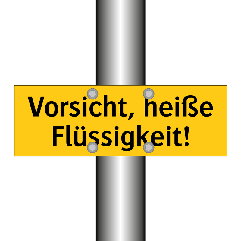 Vorsicht, heiße Flüssigkeit!