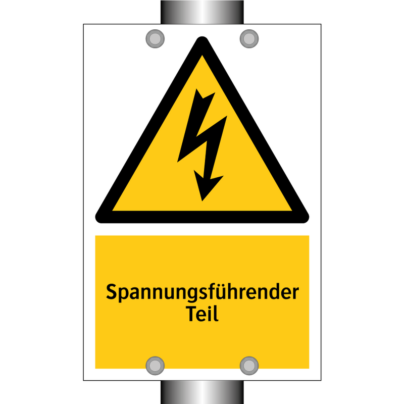 Spannungsführender Teil