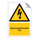Spannungsführender Teil