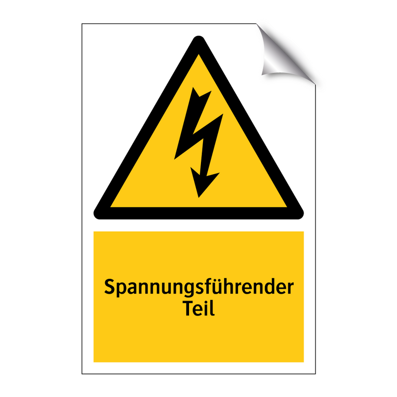 Spannungsführender Teil