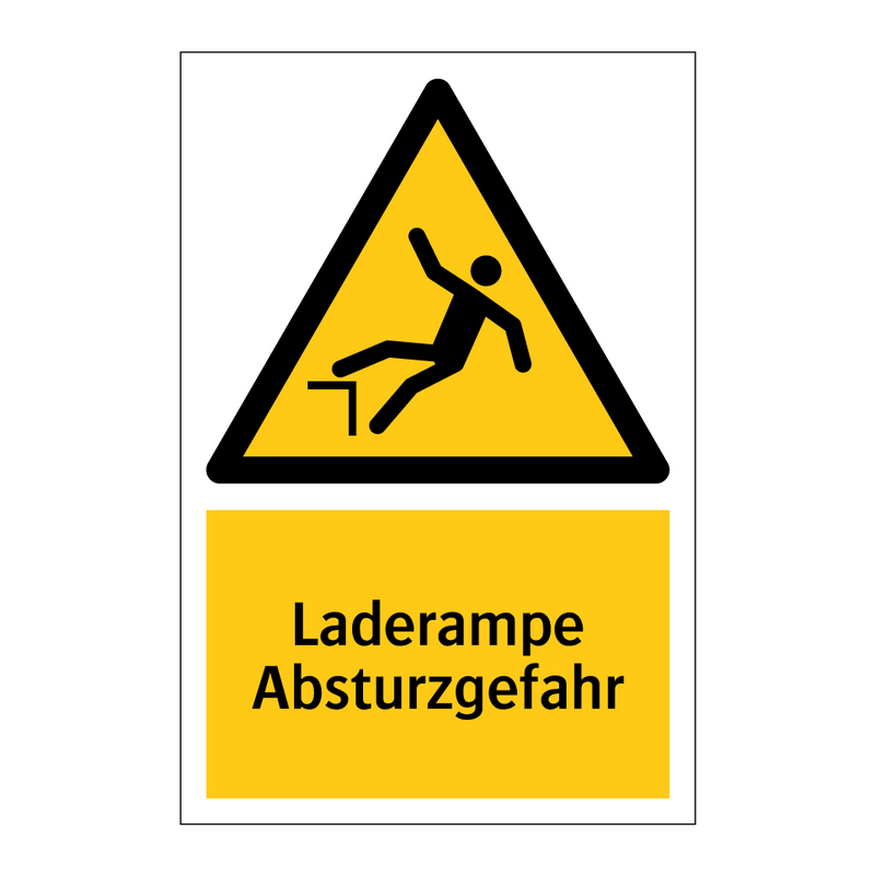 Laderampe Absturzgefahr