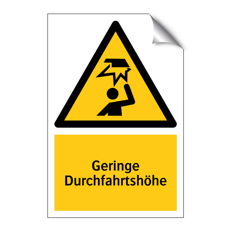 Geringe Durchfahrtshöhe