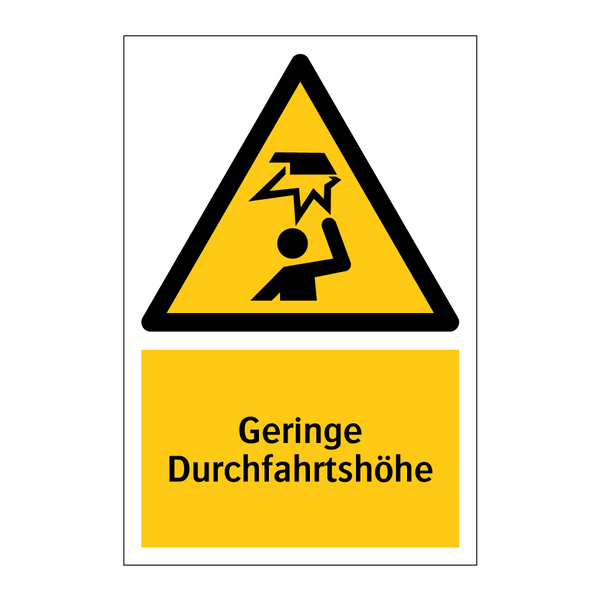 Geringe Durchfahrtshöhe