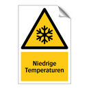 Niedrige Temperaturen
