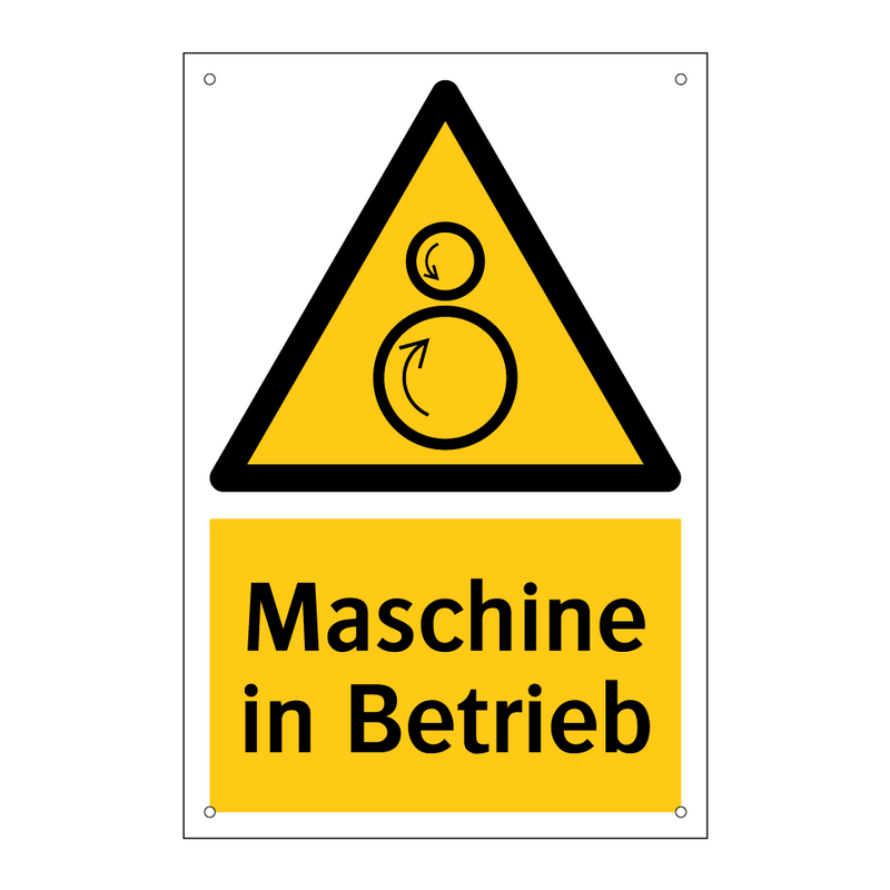 Maschine in Betrieb
