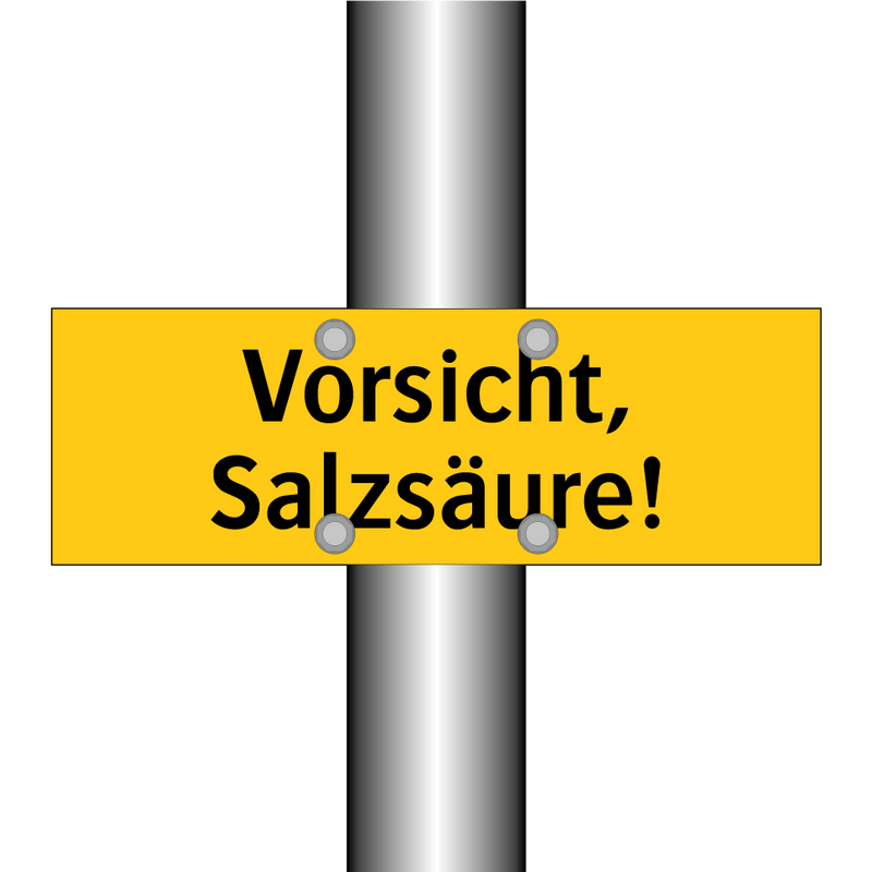 Vorsicht, Salzsäure!