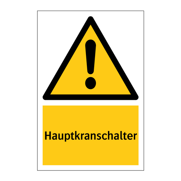 Hauptkranschalter