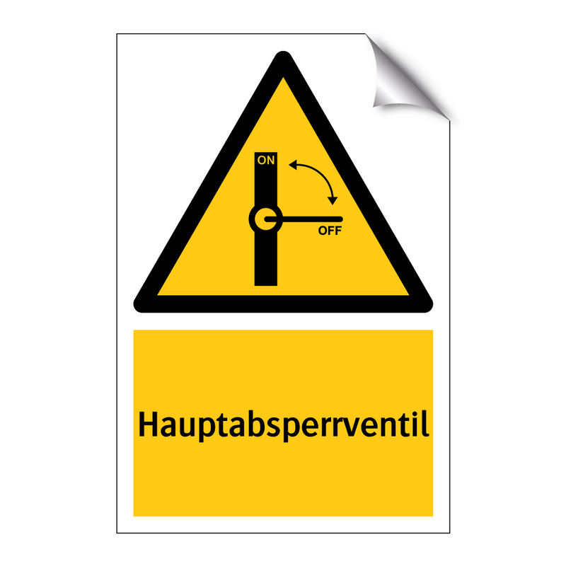 Hauptabsperrventil