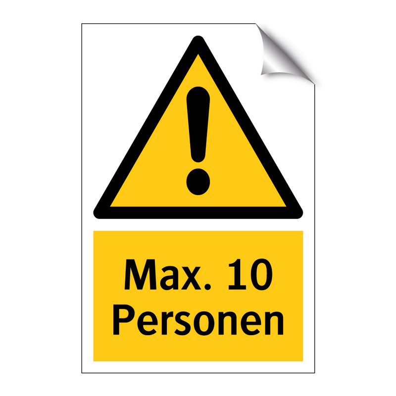 Max. 10 Personen