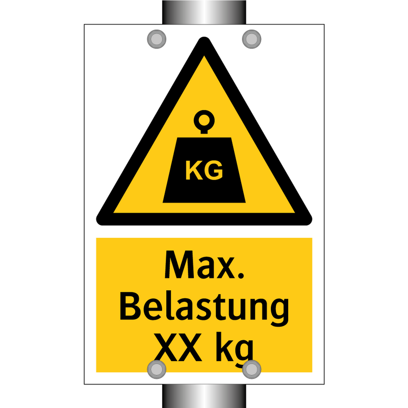 Max. Belastung XX kg