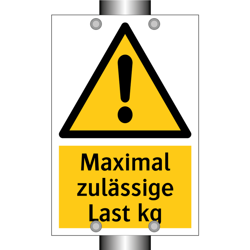 Maximal zulässige Last kg