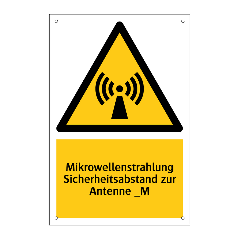 Mikrowellenstrahlung Sicherheitsabstand zur Antenne _M