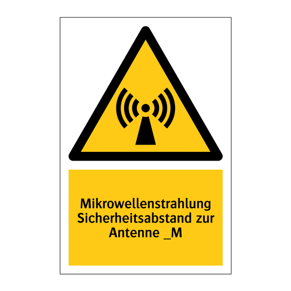 Mikrowellenstrahlung Sicherheitsabstand zur Antenne _M