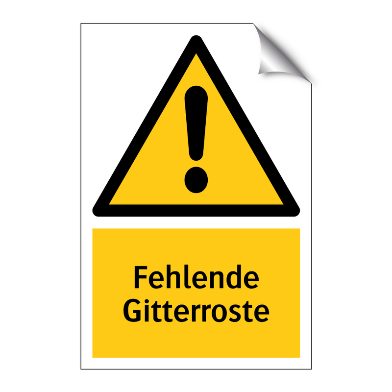 Fehlende Gitterroste