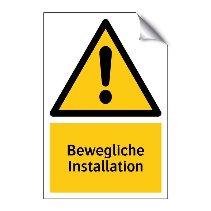 Bewegliche Installation